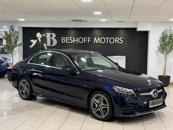 Mercedes-Benz C-Class Saloon, Petrol Hybrid, 2020, Blue