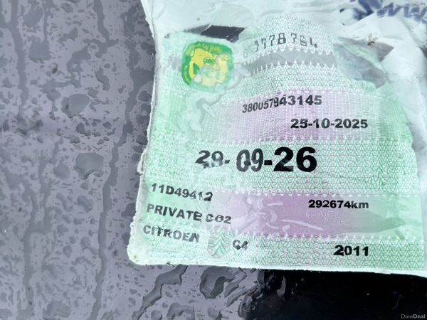 Citroen C4 Picasso MPV, Diesel, 2011, Red