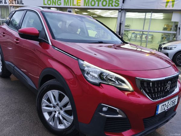 Peugeot 3008 SUV, Diesel, 2017, Red