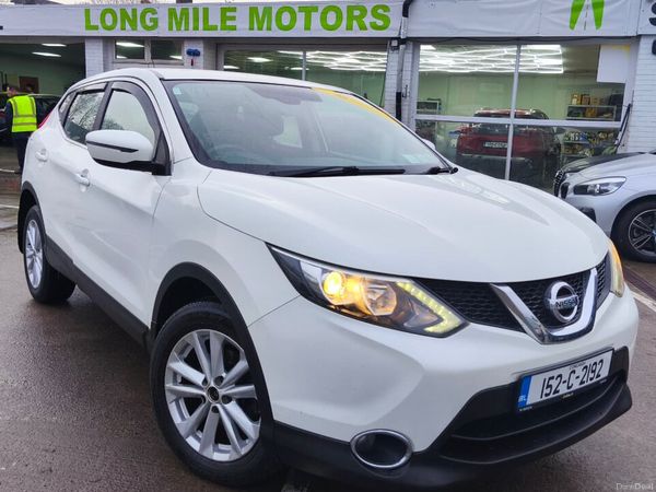 Nissan Qashqai Hatchback, Petrol, 2015, White