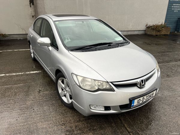 Honda Civic Saloon, Petrol, 2010, Silver