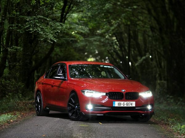 BMW 3-Series Saloon, Diesel, 2018, Red