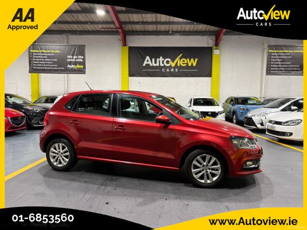 Volkswagen Polo Hatchback, Petrol, 2016, Red