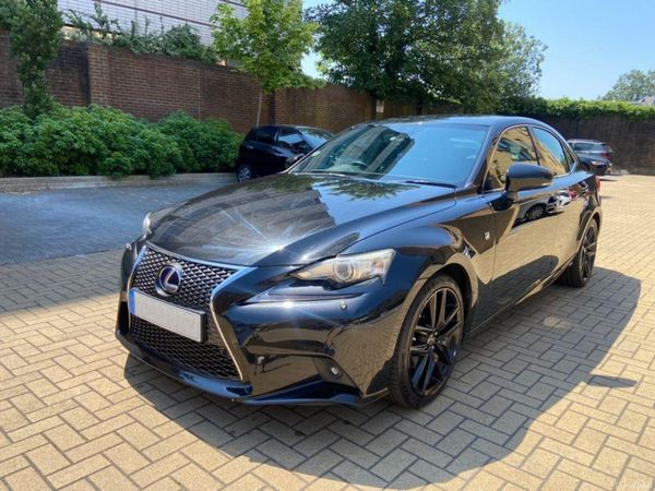 Lexus IS Saloon, Petrol Hybrid, 2013, Black