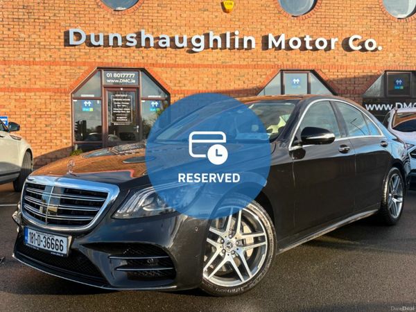 Mercedes-Benz S-Class Saloon, Diesel, 2018, Black
