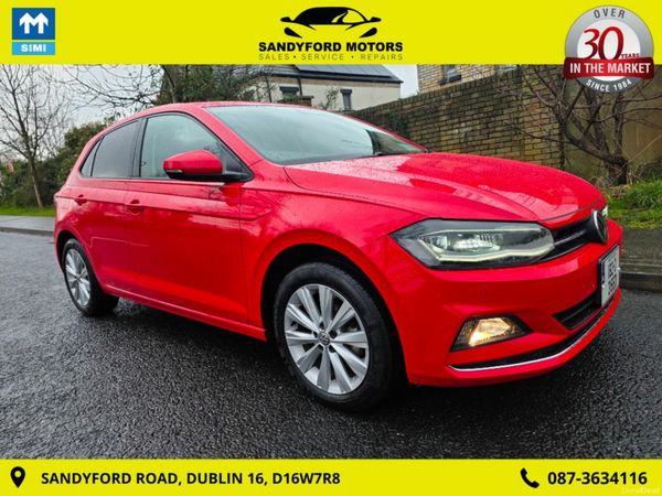 Volkswagen Polo Hatchback, Petrol, 2018, Red