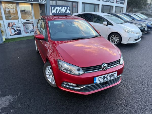 Volkswagen Polo Hatchback, Petrol, 2017, Red