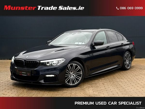 BMW 5-Series Saloon, Petrol, 2019, Black