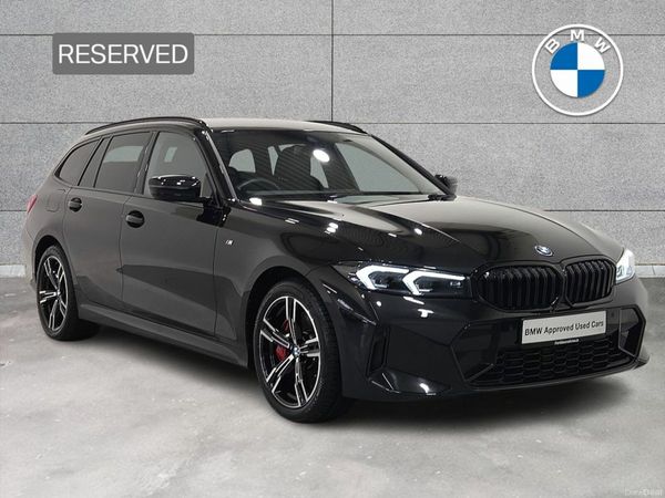 BMW 3-Series Estate, Petrol Plug-in Hybrid, 2025, Black