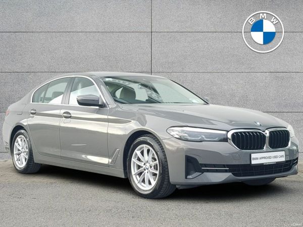 BMW 5-Series Saloon, Diesel Hybrid, 2021, Grey