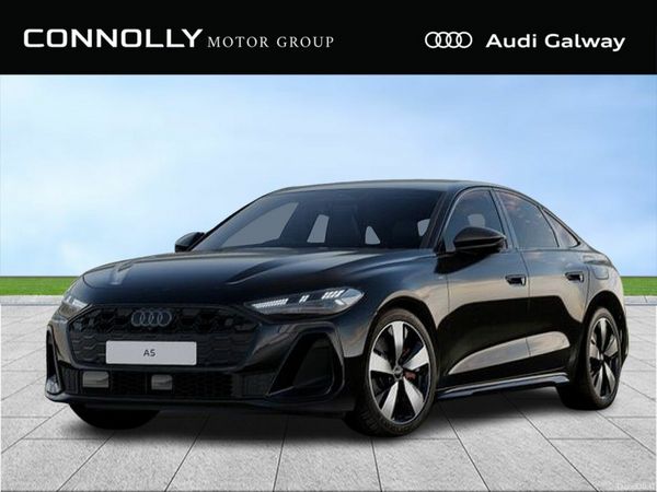 Audi A5 Saloon, Petrol Plug-in Hybrid, 2026, Black