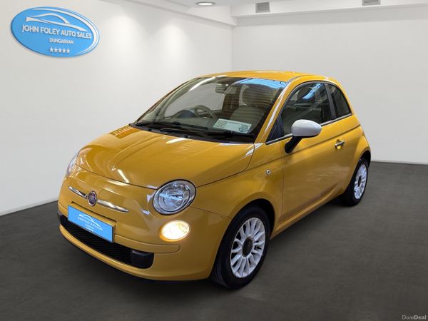 Fiat 500 Hatchback, Petrol, 2014, Beige