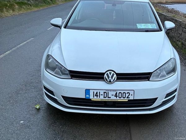 Volkswagen Golf Hatchback, Diesel, 2014, White