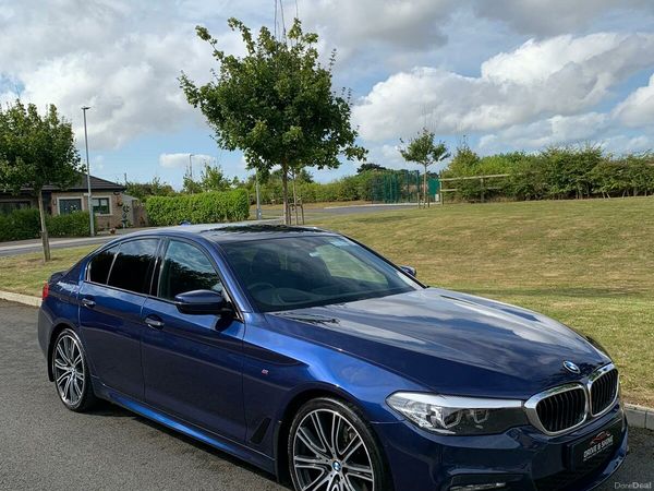 BMW 5-Series Saloon, Diesel, 2018, Blue