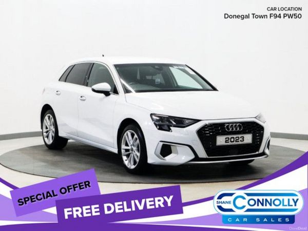 Audi A3 Hatchback, Petrol Hybrid, 2023, White