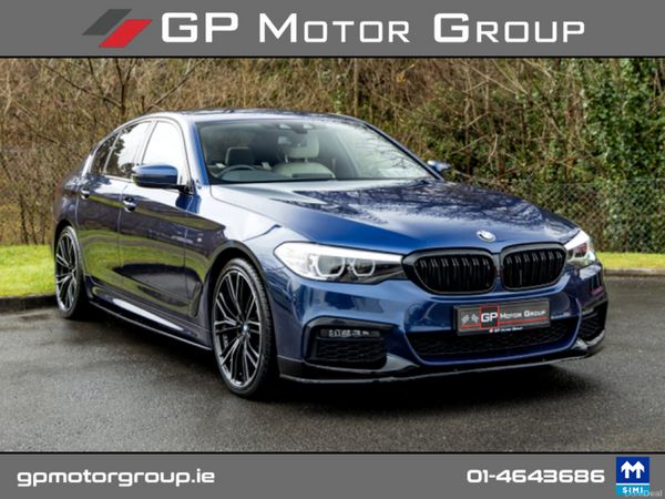 BMW 5-Series Saloon, Diesel, 2019, Blue