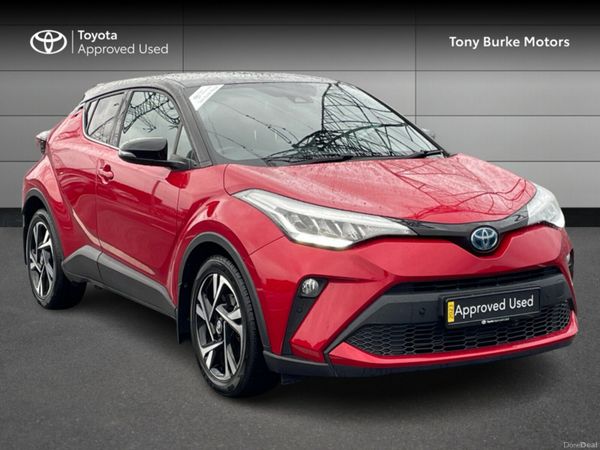 Toyota C-HR SUV, Petrol Hybrid, 2023, Red