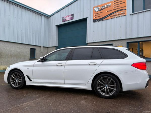 BMW 5-Series Estate, Diesel, 2019, White