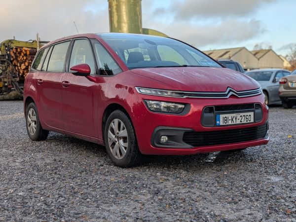 Citroen Grand C4 Spacetourer MPV, Diesel, 2018, Red