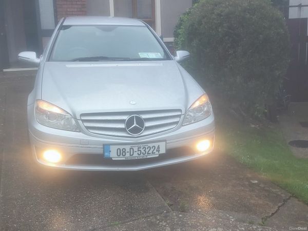 Mercedes-Benz C-Class Coupe, Petrol, 2008, Silver