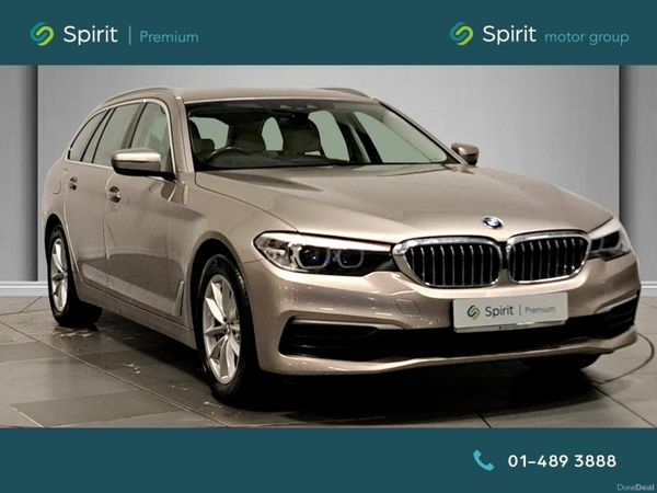 BMW 5-Series Estate, Petrol, 2019, Grey