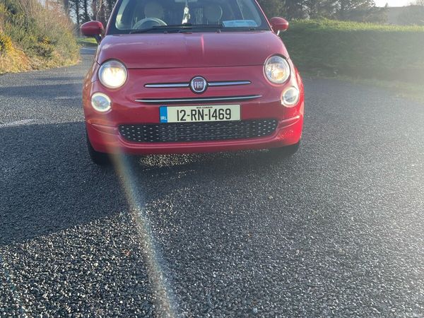Fiat 500 Hatchback, Petrol, 2012, Red