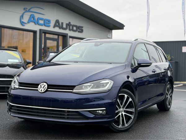 Volkswagen Golf Estate, Diesel, 2019, Blue