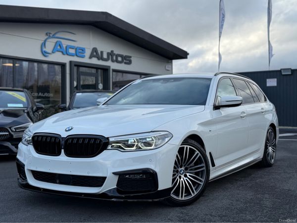 BMW 5-Series Estate, Diesel, 2020, White