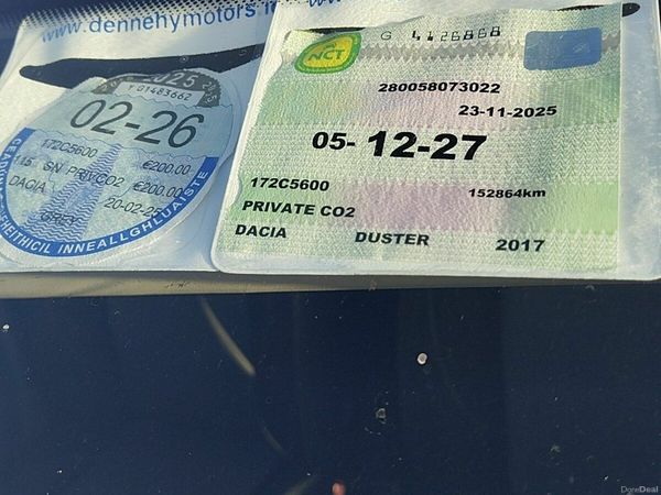 Dacia Duster SUV, Diesel, 2017, Grey