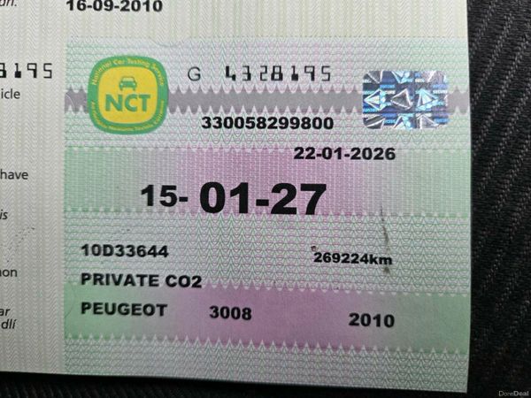 Peugeot 3008 MPV, Diesel, 2010, Black