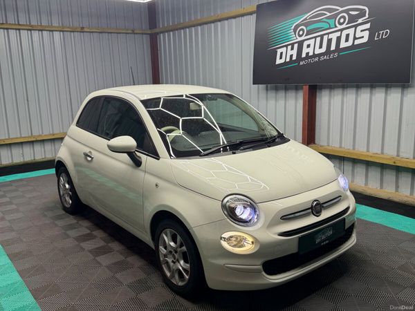 Fiat 500 Hatchback, Petrol, 2016, White