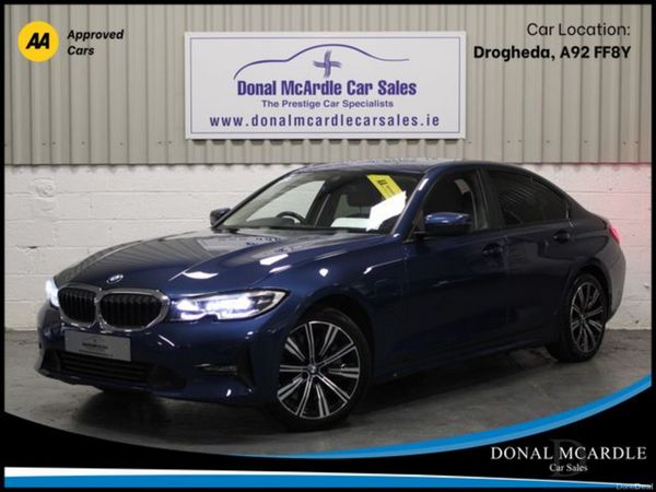 BMW 3-Series Saloon, Petrol Hybrid, 2021, Blue