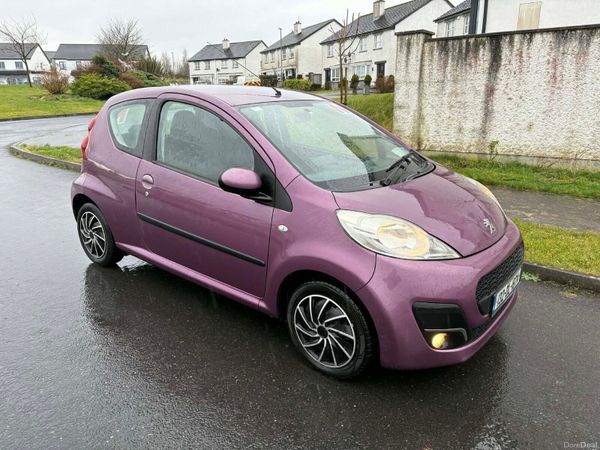 Peugeot 107 Hatchback, Petrol, 2013, Purple