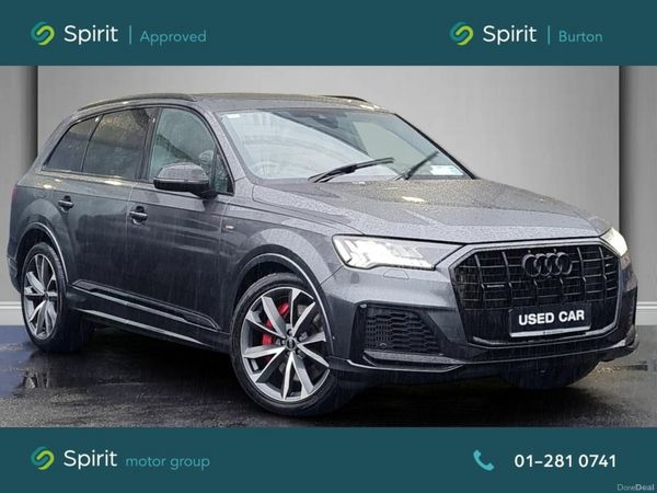Audi Q7 SUV, Petrol Plug-in Hybrid, 2024, Grey