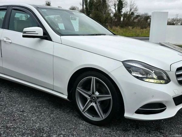 Mercedes-Benz E-Class Saloon, Diesel Hybrid, 2014, White