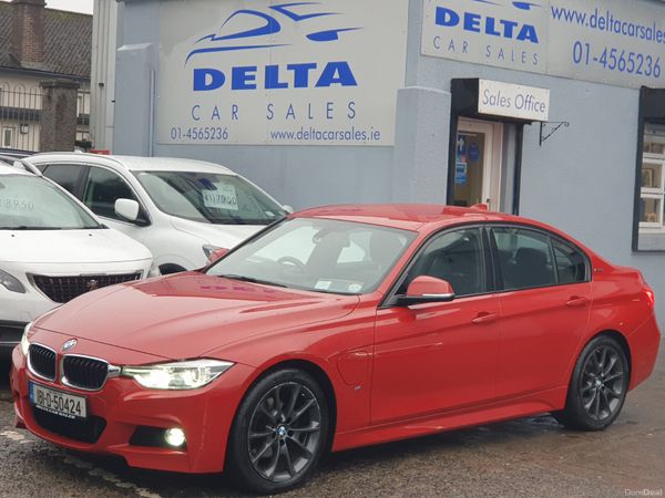 BMW 3-Series Saloon, Petrol Plug-in Hybrid, 2018, Red