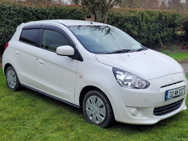Mitsubishi Mirage Hatchback, Petrol, 2013, White