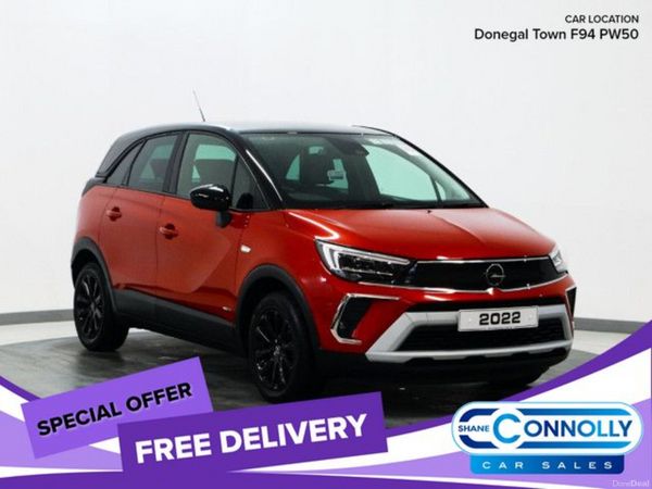 Opel Crossland SUV, Petrol, 2022, Red