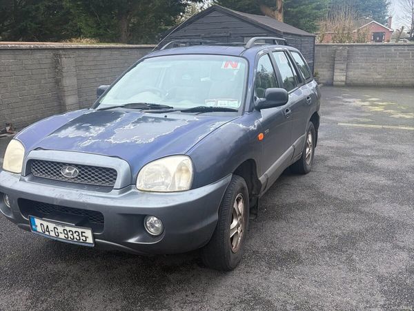 Hyundai Santa Fe SUV, Diesel, 2004, Blue