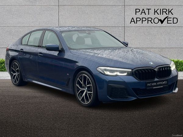 BMW 5-Series Saloon, Diesel, 2022, Blue