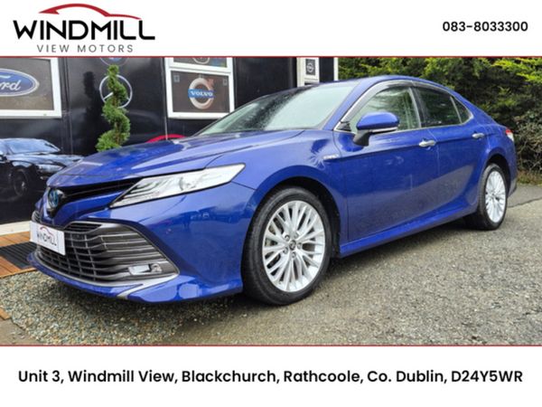 Toyota Camry Saloon, Petrol Hybrid, 2019, Blue