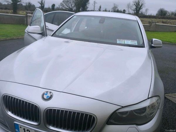 BMW 5-Series Saloon, Diesel, 2012, Silver