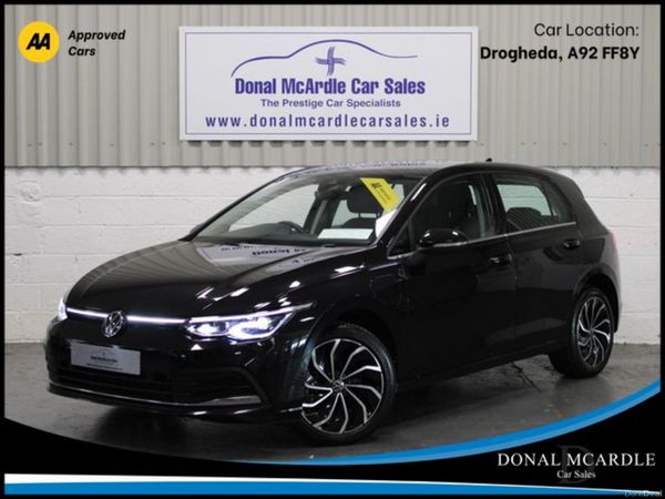 Volkswagen Golf Hatchback, Petrol Hybrid, 2022, Black