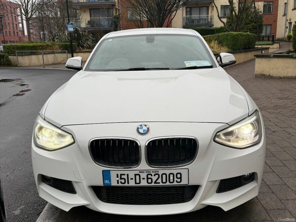BMW 1-Series Hatchback, Petrol, 2015, White