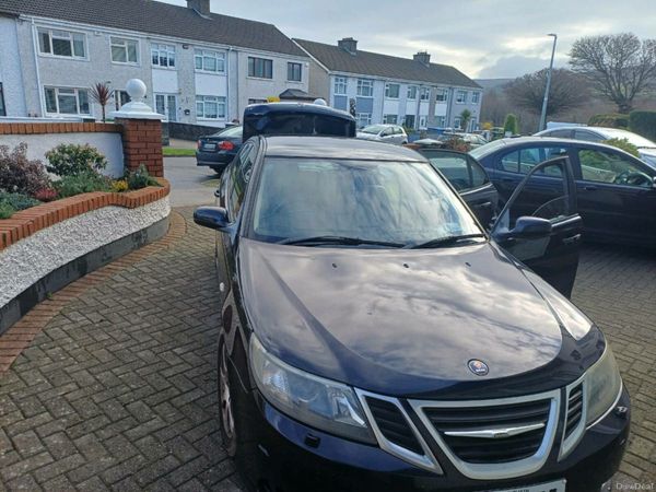 Saab 9-3 Saloon, Ethanol Petrol, 2008, Black