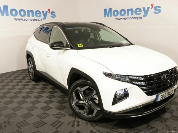 Hyundai Tucson SUV, Petrol Hybrid, 2021, White
