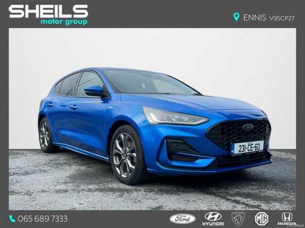 Ford Focus Hatchback, Petrol Hybrid, 2023, Blue
