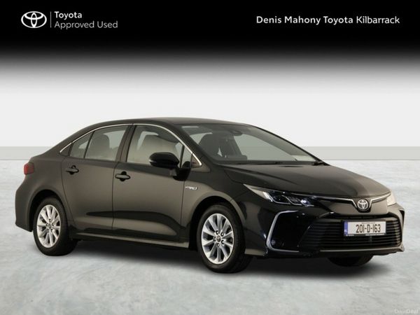 Toyota Corolla Saloon, Petrol Hybrid, 2020, Black