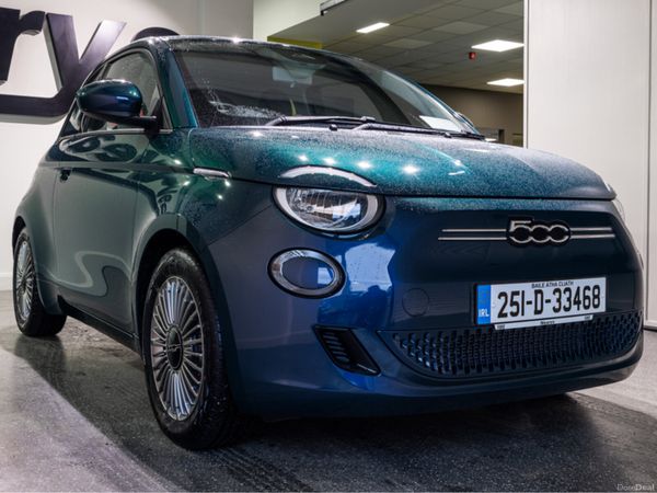 Fiat 500e Hatchback, Electric, 2025, Green