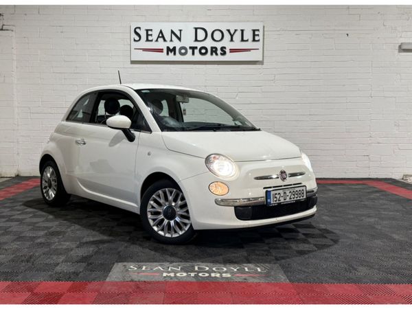 Fiat 500 Hatchback, Petrol, 2015, White